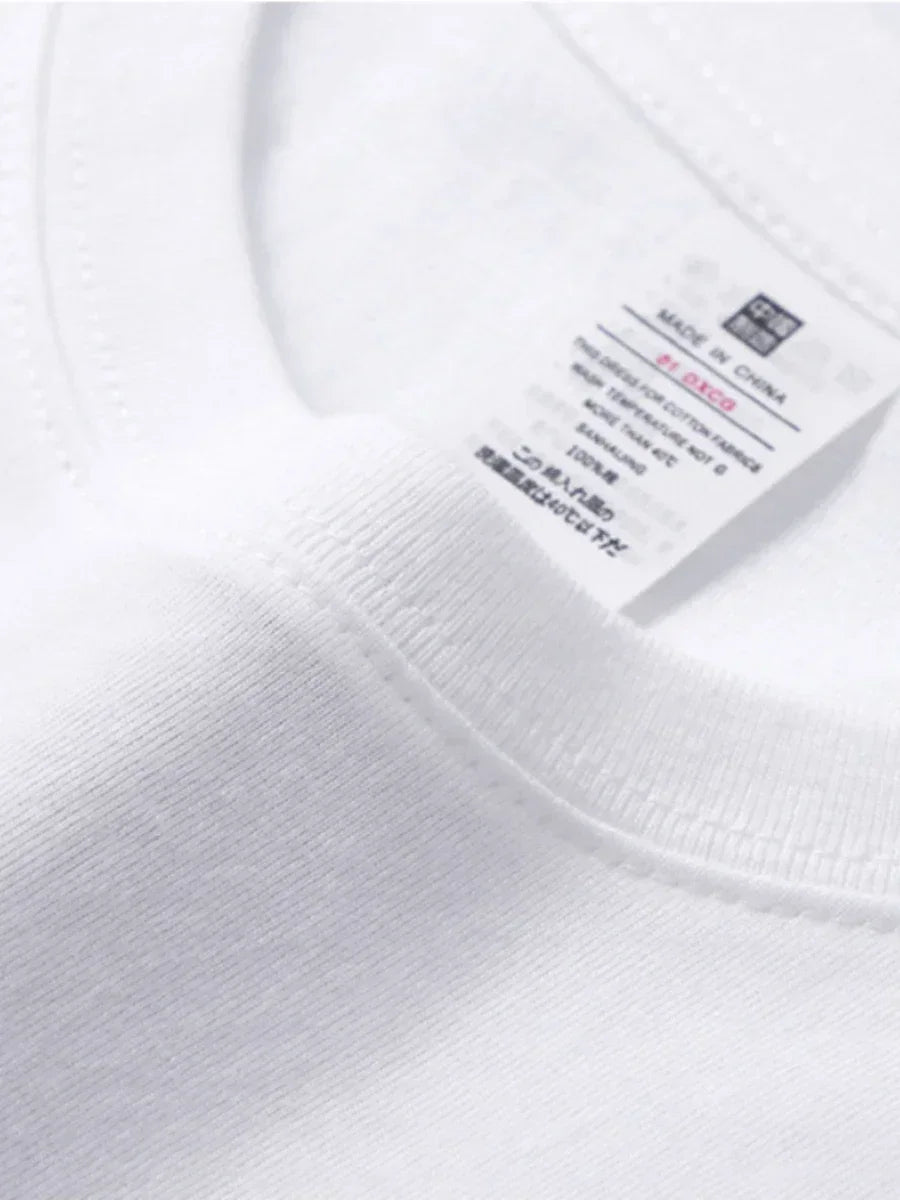 T-Shirt Dame i 100% Bomuld – Løs Pasform med Korte Ærmer til Sommerbrug 4