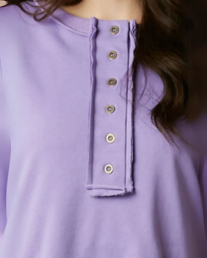 Rosa Oversize Bluse med Pailletter – Paula Glamour Top til Kvinder