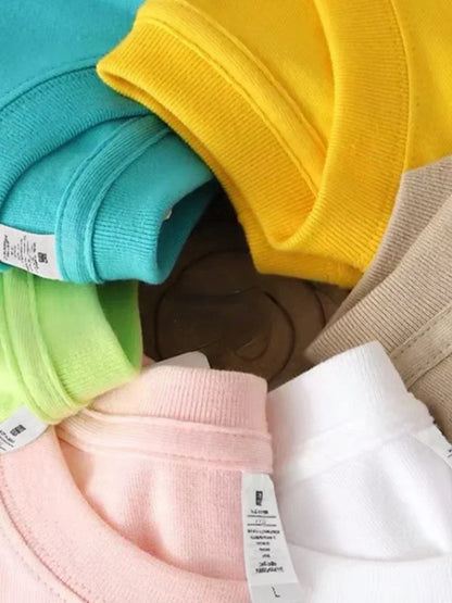 T-Shirt Dame i 100% Bomuld – Løs Pasform med Korte Ærmer til Sommerbrug 3