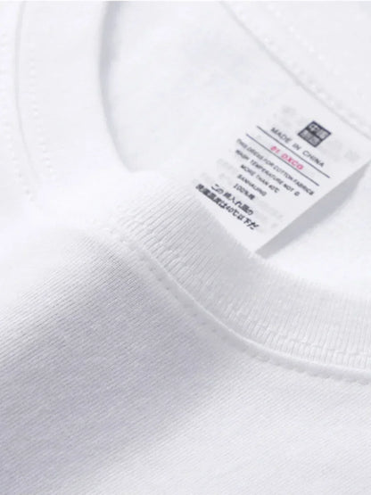 T-Shirt Dame i 100% Bomuld – Løs Pasform med Korte Ærmer til Sommerbrug 4